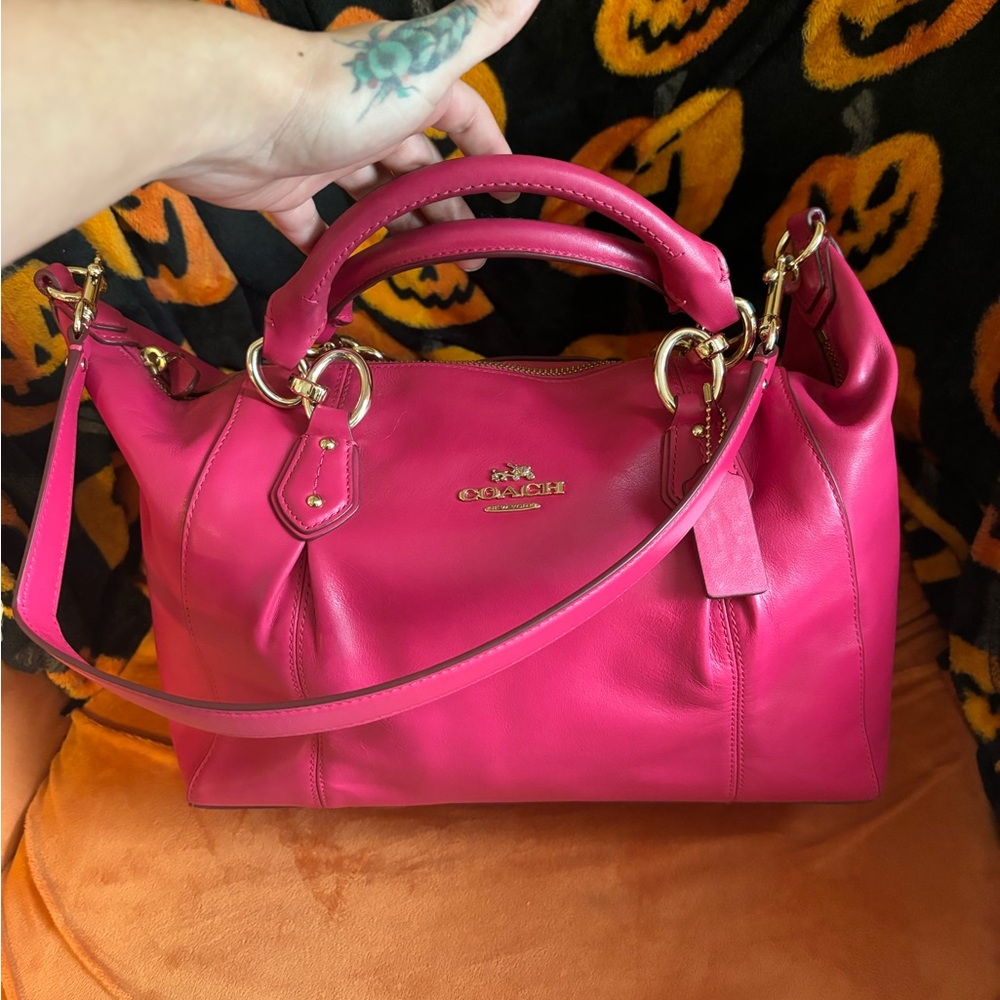 Coach Collette Leather Caryall Bag